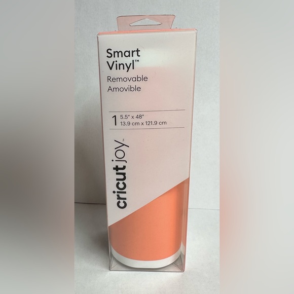 Cricut Joy Smart Vinyl Matte Coral Removable Vinyl #1 - Picture 1 of 3